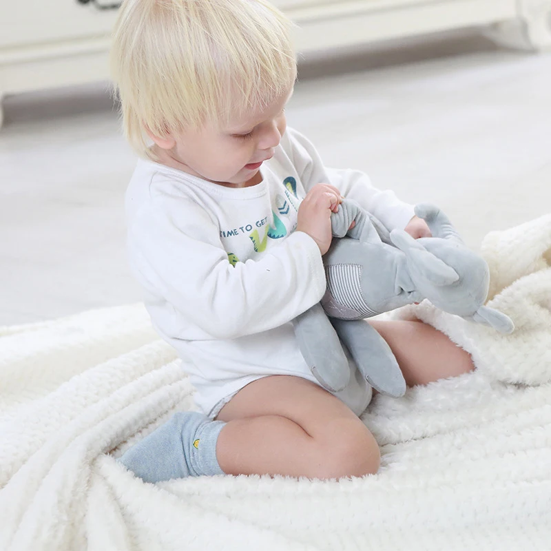 Милый кролик слон спящий компаньон для новорожденных короткая плюшевая игрушка