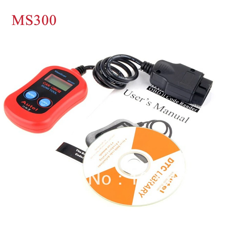 Autel MaxiScan MS300 OBD2 Car Accessories Diagnostic Vehicle Scan Scanner Automotive in Portuguese Brazil | Автомобили и