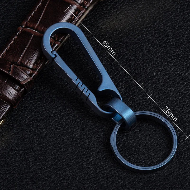 Быстросъемный брелок из титанового сплава карабин для ключей