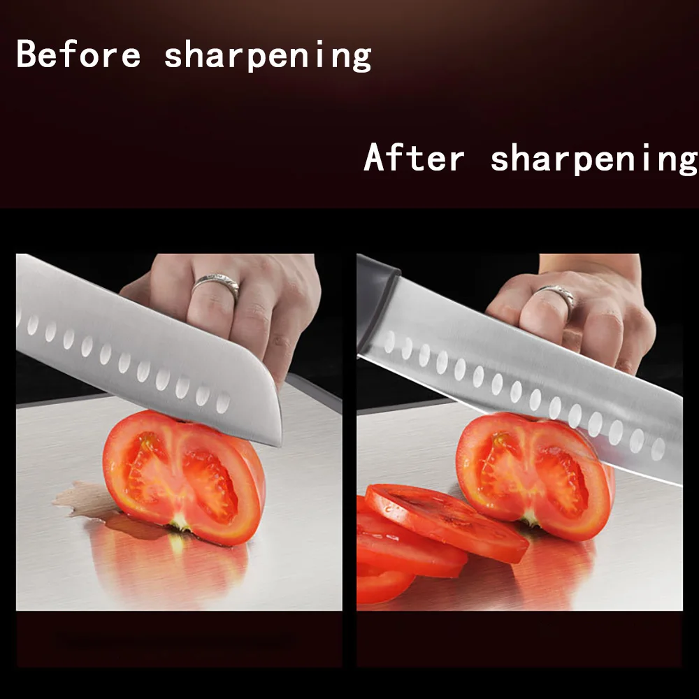 4 этапа точилка для ножей Кухонные ножи Точильщик Алмазный керамический камень