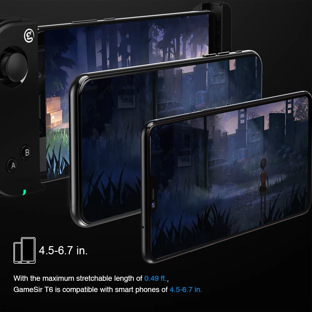 GameSir T6 Bluetooth геймпад с одной рукой джойстик игровой контроллер для IOS iPhone Мобильных Телефонов PUBG FPS игры