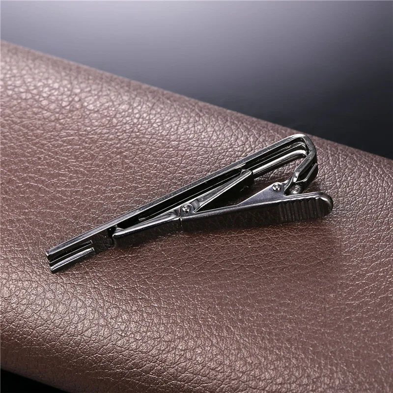 Зажим для галстука Collare TC147 мужской простой дизайн зажимы цвет золото/розовое