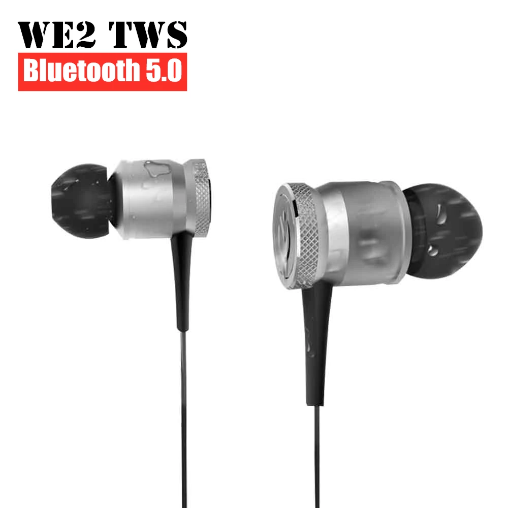 WE2 TWS спортивные Bluetooth наушники беспроводные водонепроницаемые audifonos стерео бас