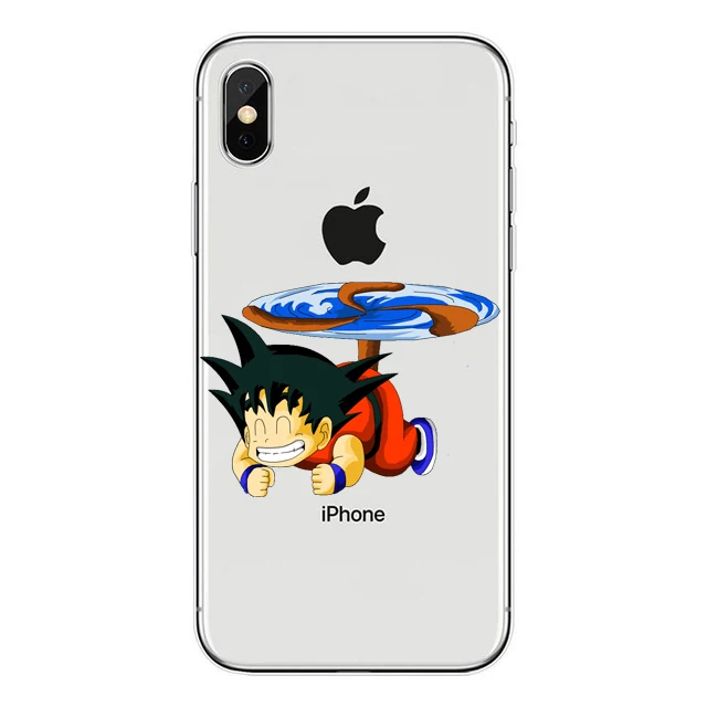 Dragon Ball z super Goku Мягкая силиконовая ТПУ задняя крышка чехол для телефона iPhone 6 6s 7 8 Plus