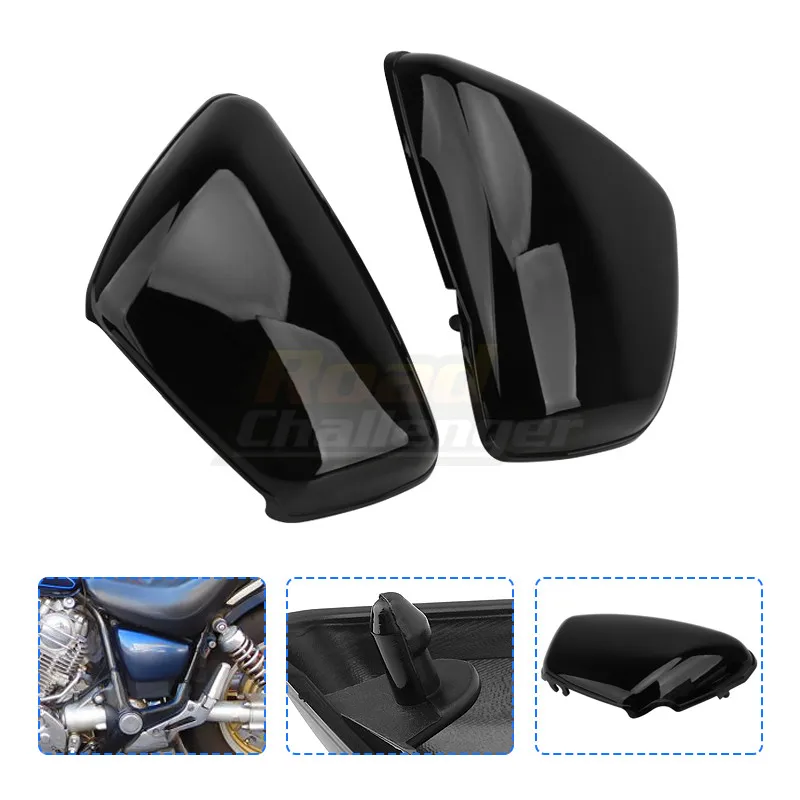 Мотоциклетная батарея обтекатель Крышка для Yamaha XV 700 750 1000 1100 Virago 1984 up боковая