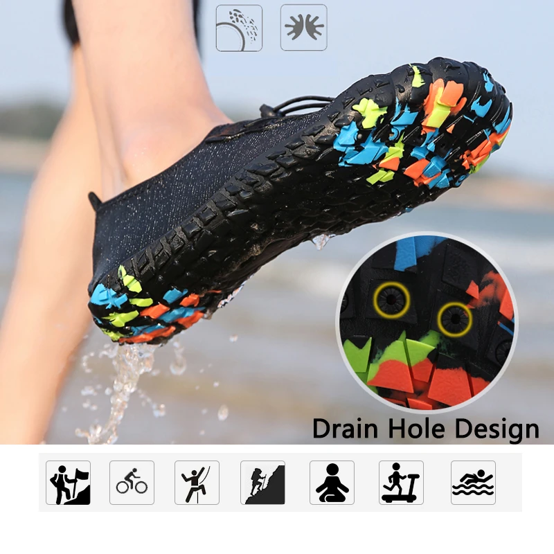 Кроссовки быстросохнущие для мужчин и женщин уличная пляжная обувь спортивные