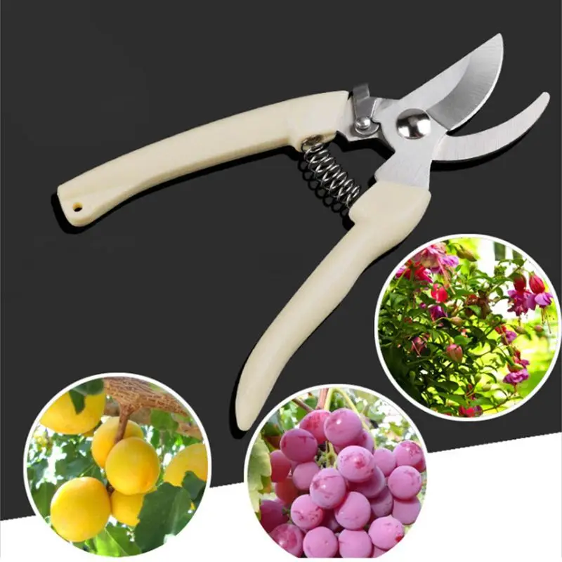 

Pruner Tree Cutter Gardening Pruning Shear Scissor Stainless Steel Cutting Home Tools Anti-slip 19QB