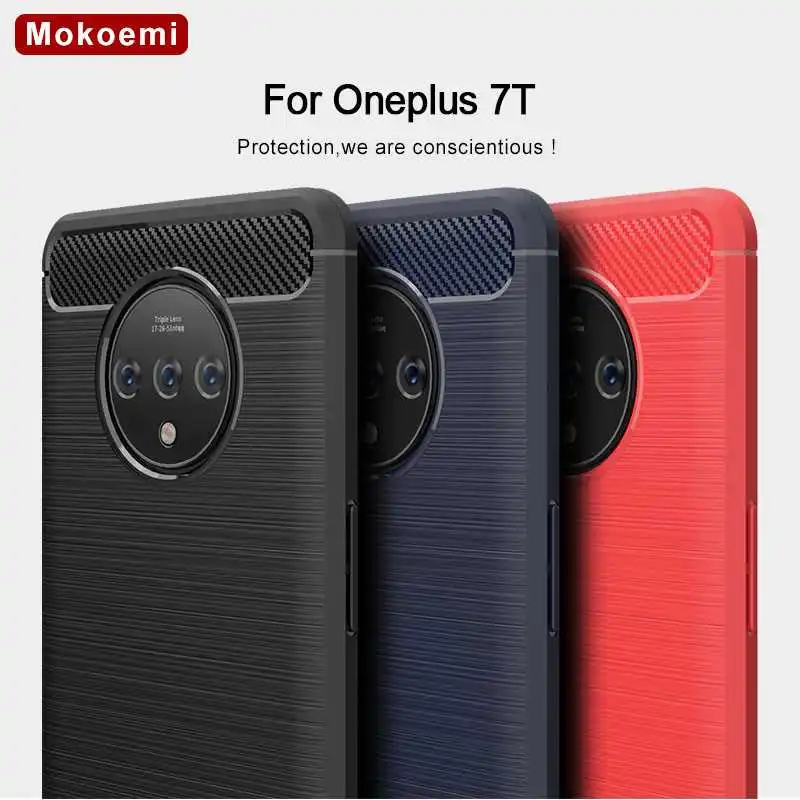 Mokoemi модный противоударный мягкий силиконовый чехол 6 55 &quotдля Oneplus 7T для телефона
