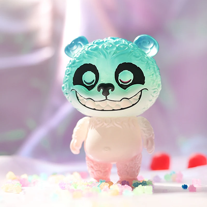 

Глухая коробка игрушка панда Dudu Красочная Серия животных Kaeva Фея Милая девушка сердце кукла автомобиль настольное украшение коллекция зага...
