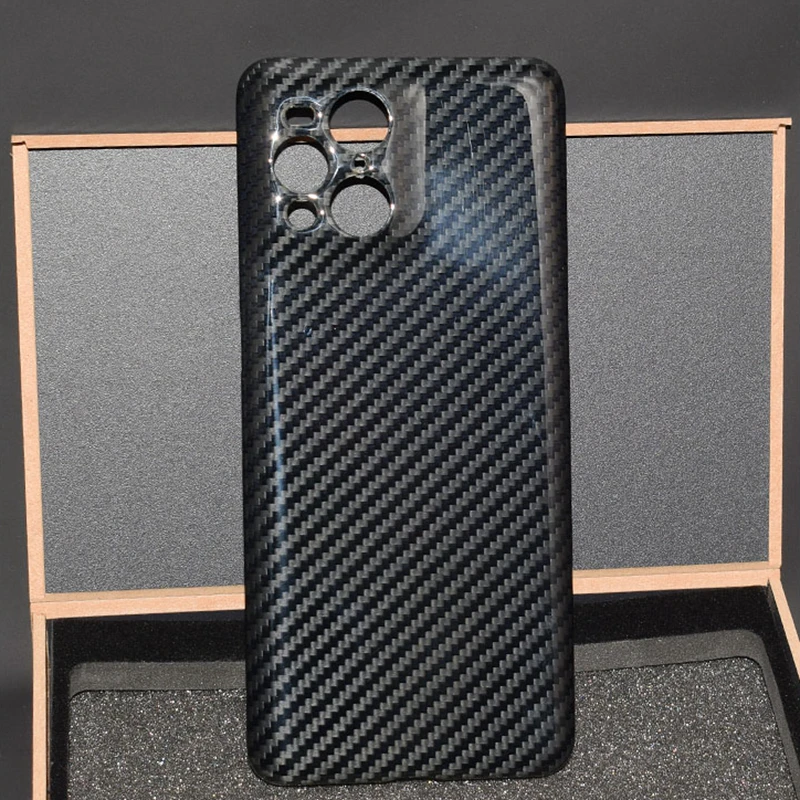 

Real carbon fiber phone case for OPPO Find X3 Pro ultra-thin lightweight glossy black 5G X3 shell