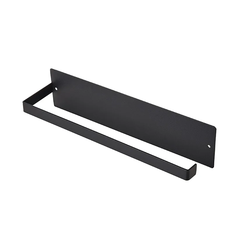 

Kitchen Towel Rack Toilet Paper Holder Punch-Free Toilet Paper Roll Holder Wall-Mounted Magnetic Tissue Storage Rack