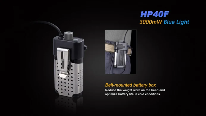 Fenix HP40F рыболовный налобный фонарь Cree XP-G2 R5 450lm с синим светом фарол Головной фонарь Lanterna de cabeca