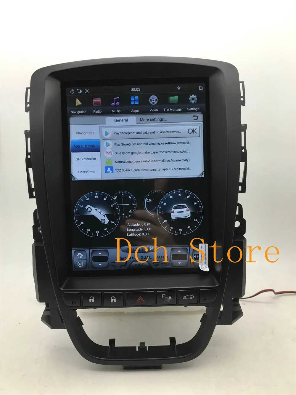 10,4 дюймов вертикальный Tesla стиль Android 8,1 автомобильный DVD gps навигация радио плеер для OPEL Vauxhall Holden Astra J 2009- PX6