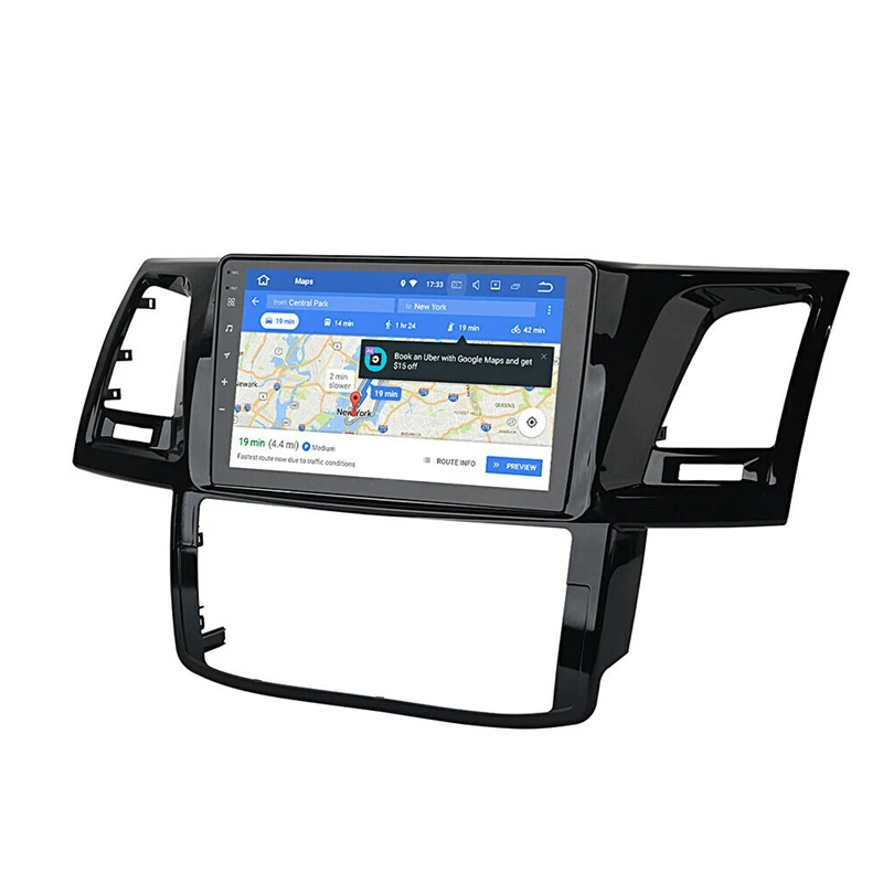 Комплект отделки для автомобильного радиоприемника 9 дюймов 2 Din рамка DVD TOYOTA FORTUNER