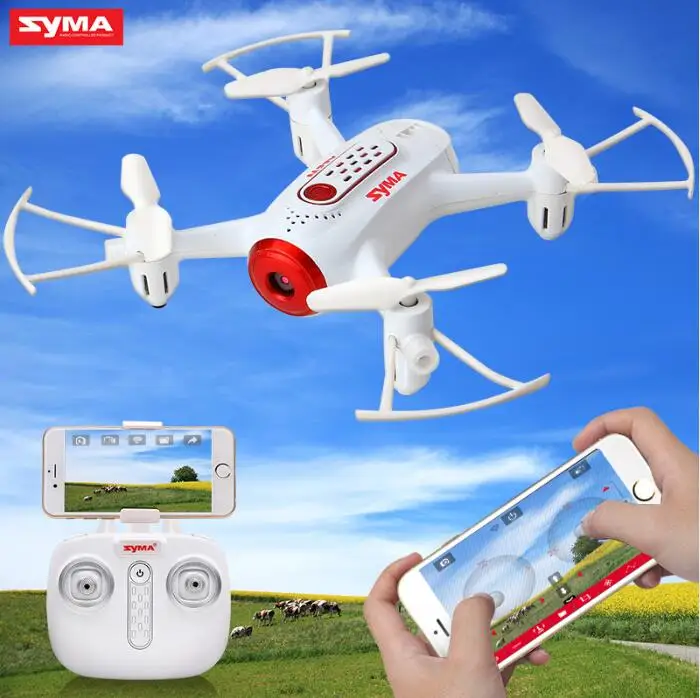 

SYMA официальный X22W Дроны с камерой FPV Wifi в режиме реального времени передача Безголового режима Hover RC вертолет Квадрокоптер Дрон красный