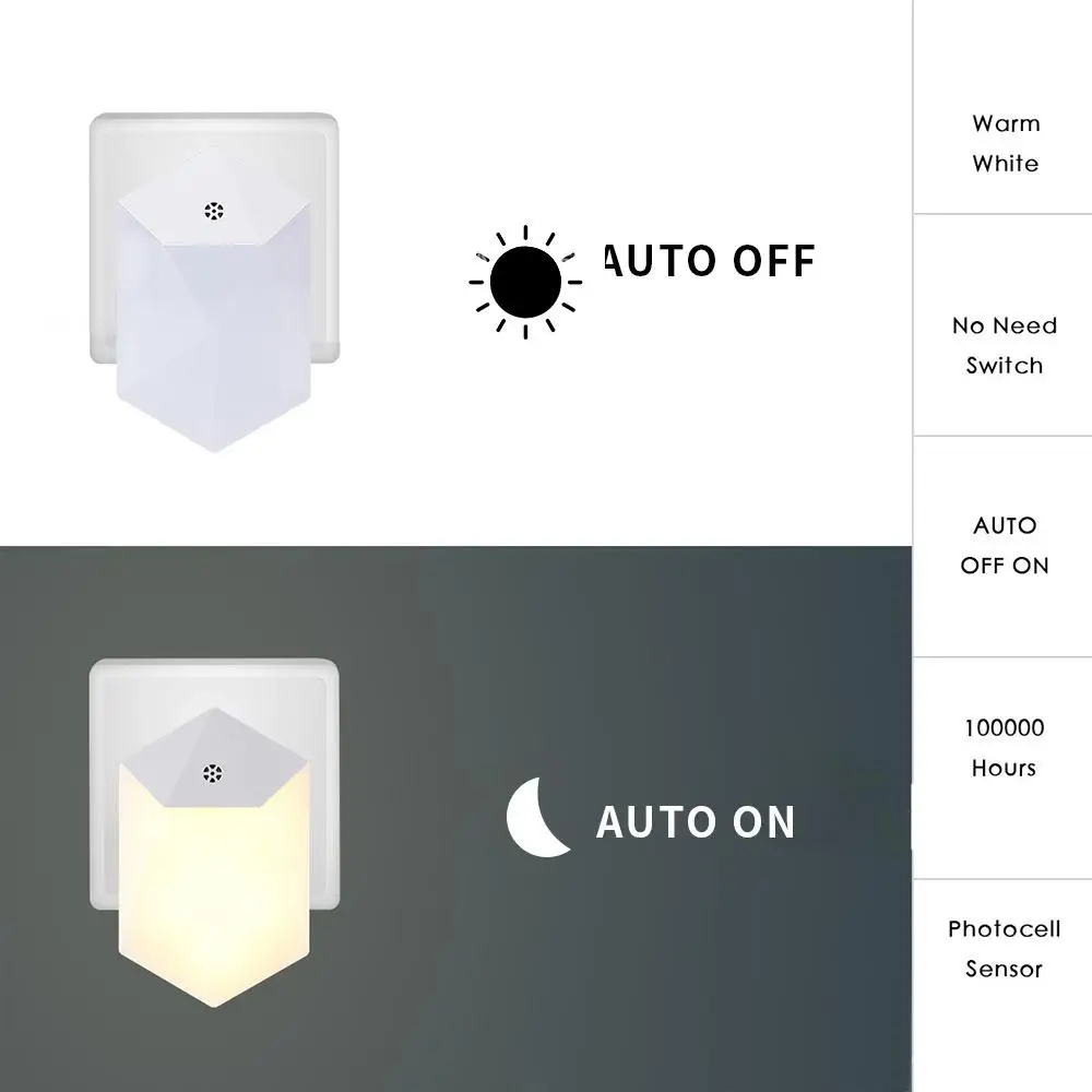 

Creative LED Night Lights RGB 4 Mode 16 Color With Remote Control Closet Wardrobe Cabinet Light Plug-in Wall Lamp Home Decor
