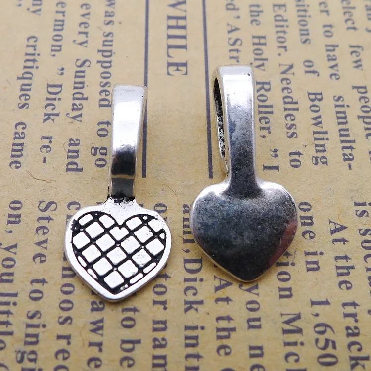 

Supplies For Jewelry Making Love Pull Buckle Antique Silver Color 22x10mm 10 Pieces