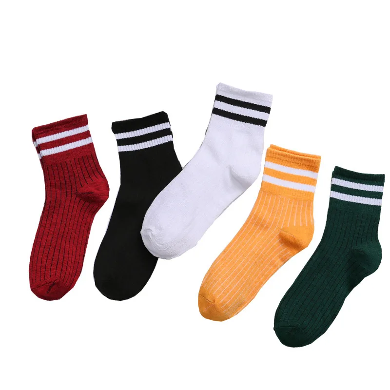 Women Cotton Socks Striped Fashion Winter New | Женская одежда