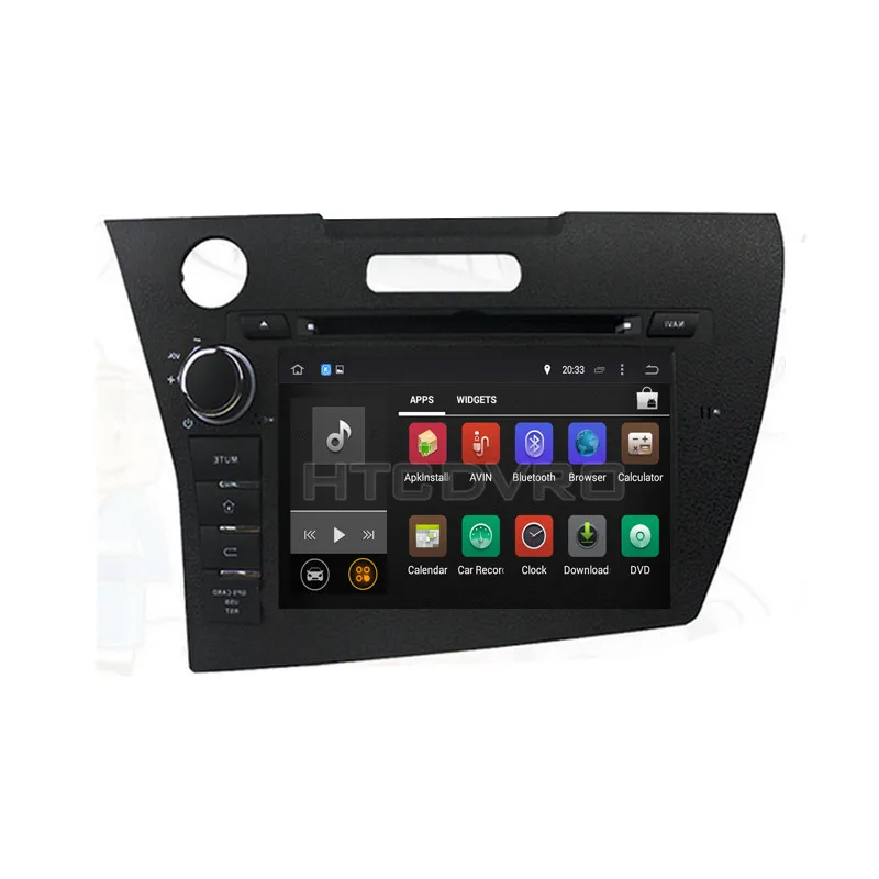 YMODVHT 7 дюймов 4G Восьмиядерный Android 9 0 1 автомобильный dvd плеер для Honda CR Z 2010 2018