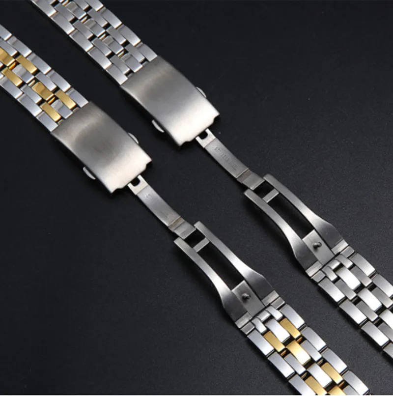 19 мм 20 ремешок для часов Tissot PRC200 T17 T461 T014430 T014410 T019 T055 из нержавеющей стали|Ремешки
