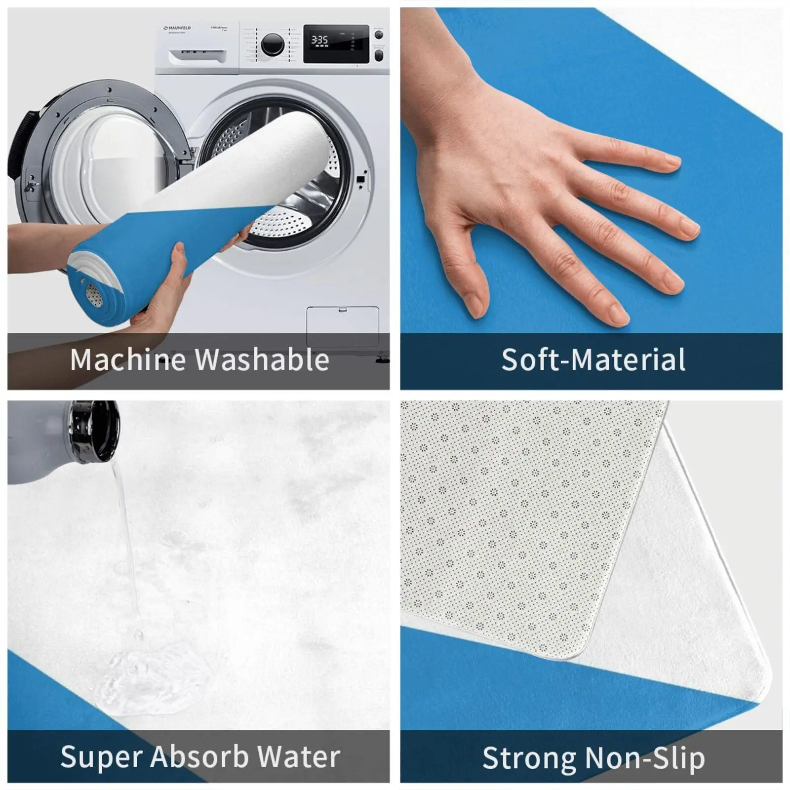 Подстилка под коврик мягкая швейцарская европейская Женевская