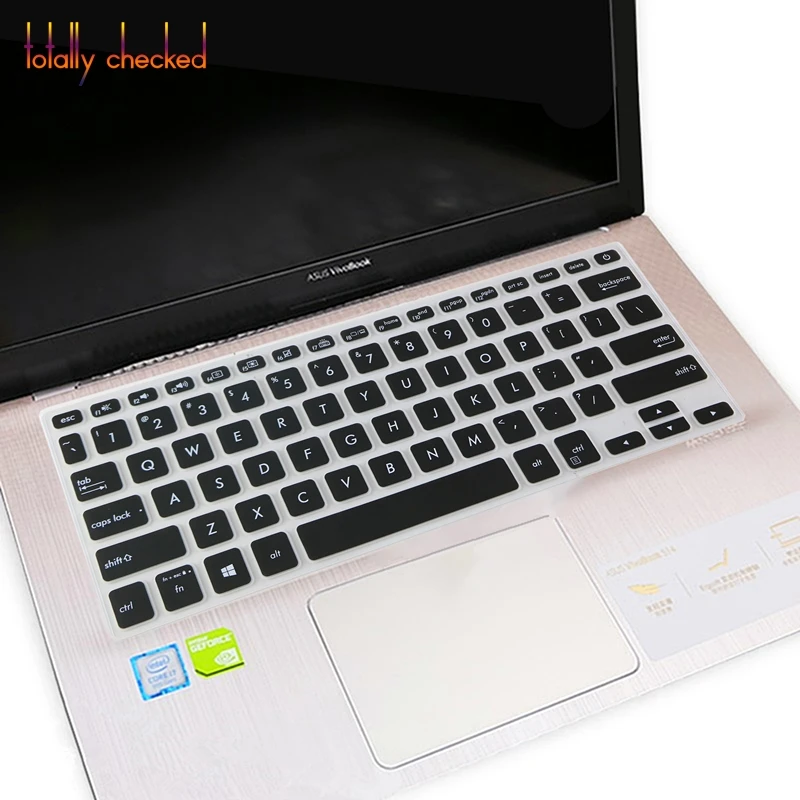 black Для Asus Vivobook 14 X403F X403FA X403 F FA V4000F X420U X420 Y406U X412F 14 дюймов защита для клавиатуры ноутбука кожного покрова - Цвет: black