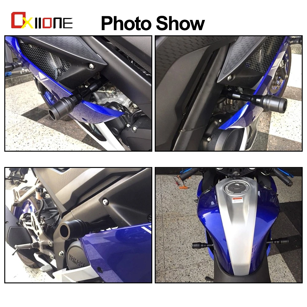 

For YAMAHA YZF R15 V3 Motorcycle Frame Crash Pads Engine Case Sliders Protector YZFR15 V3.0 2017 2018 2019 2020 2021 Accessories