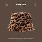 2022 Новая модная коровья шапка с леопардовым принтом, Повседневная Панама, двусторонняя теплая зимняя шапка в рыбалке, DM1013