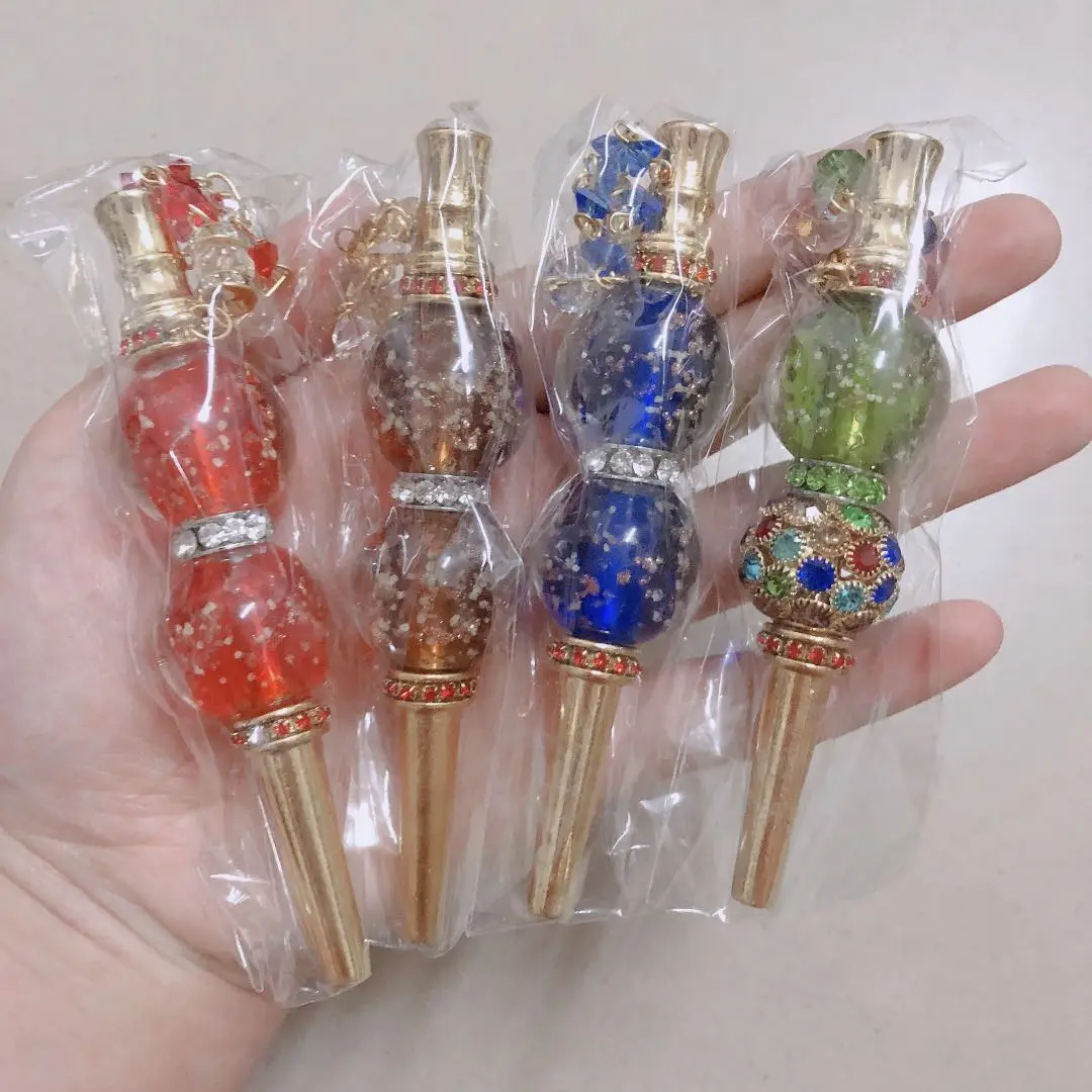 Светящийся в темноте ручной работы инкрустированный ювелирный тупой держатель