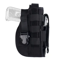 cqc 1000d military airsoft tactical universal gun holster molle modular pistol holster right hand outdoor hunting waist belt bag