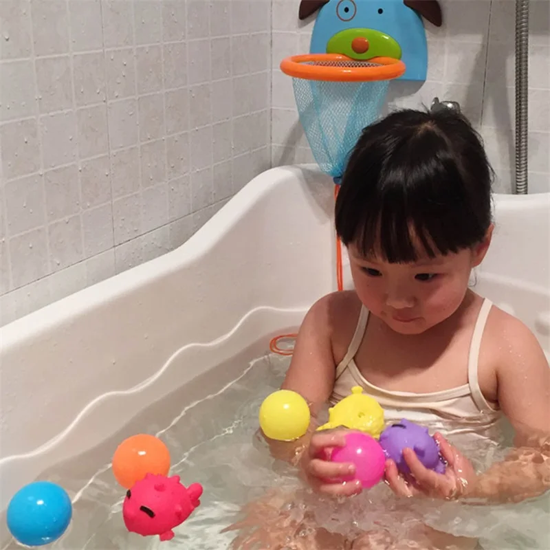 Детская ванна морская игровая корзина для воды игрушки на тему баскетбола детская Ванная комната Ванна Душ водные игрушки стрельба детские игрушки для ванной