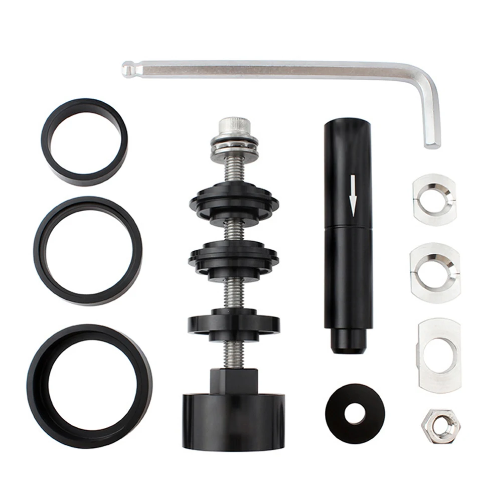 

Black Outdoor Bicycle Bearing Press Tool Bottom Bracket Install Removal Kit for PF30 BBright BB386 Static Press-in Disassembly