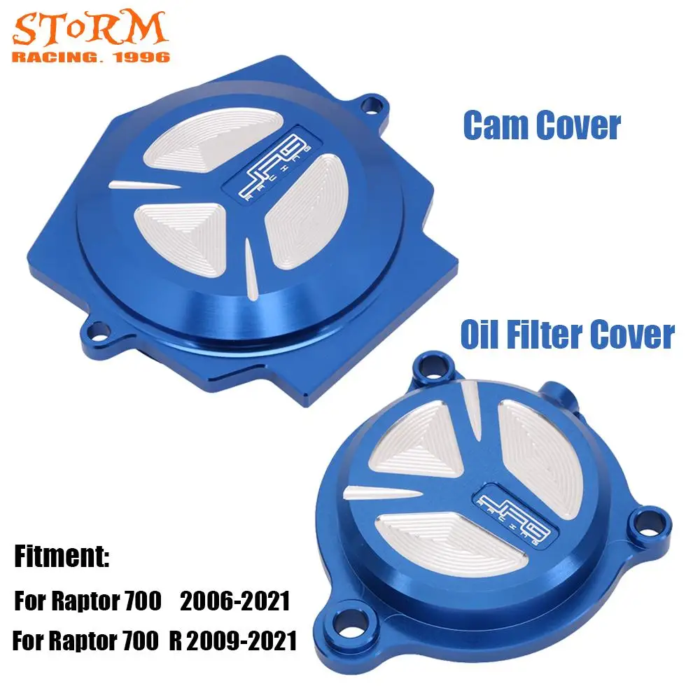 Крышка кулачка мотоцикла CNC защитный масляный фильтр крышка для Yamaha Raptor 700R YFM700R 06