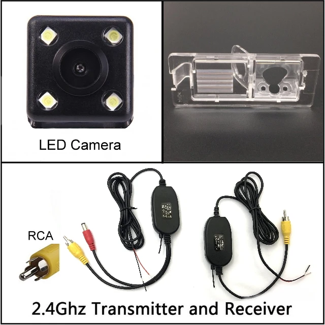 wireless n 4 LED Для Dacia Lodgy/для Renault Lodgy 12~ 16 Vel Satis X73 камера заднего вида ночного видения камера заднего вида Автомобильная камера заднего вида HD CCD - Название цвета: wireless n 4 LED