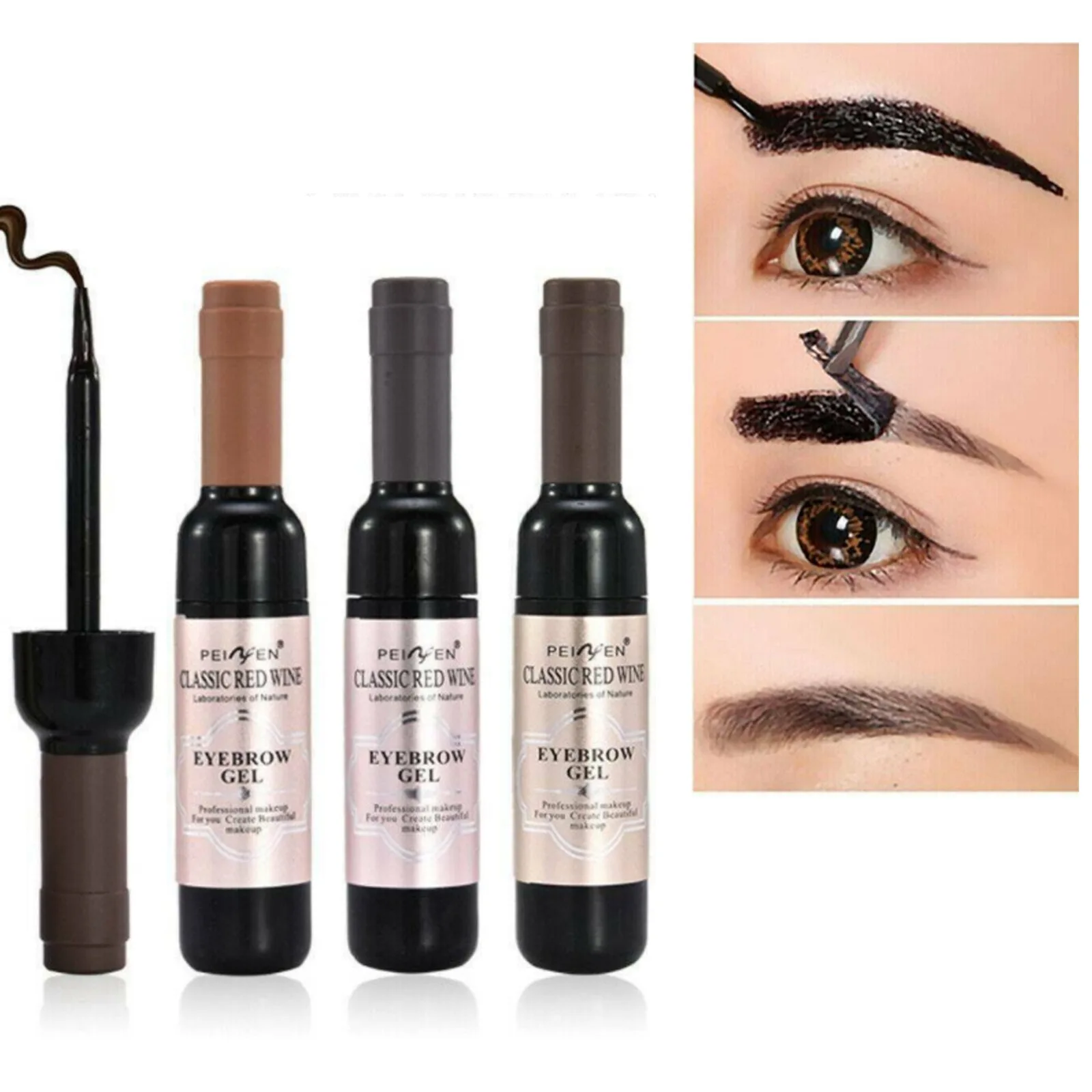 

Тату-гель для бровей, черный, кофейный, серый, красный, винный, тату-гель для бровей, ТИНТ, водостойкий, отшелушивающий гель для бровей, тату-к...