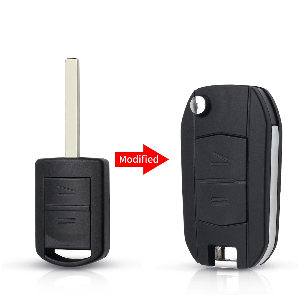 Dandkey для Vauxhall Opel Corsa Agila Meriva Combo 2 кнопки дистанционного управления складной чехол