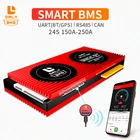 Аккумулятор LiFePO4 72 В, 24S, умная система управления Bluetooth BMS BMS150A, 200A, 250A, с высоким током, для литиевой батареи с вентилятором