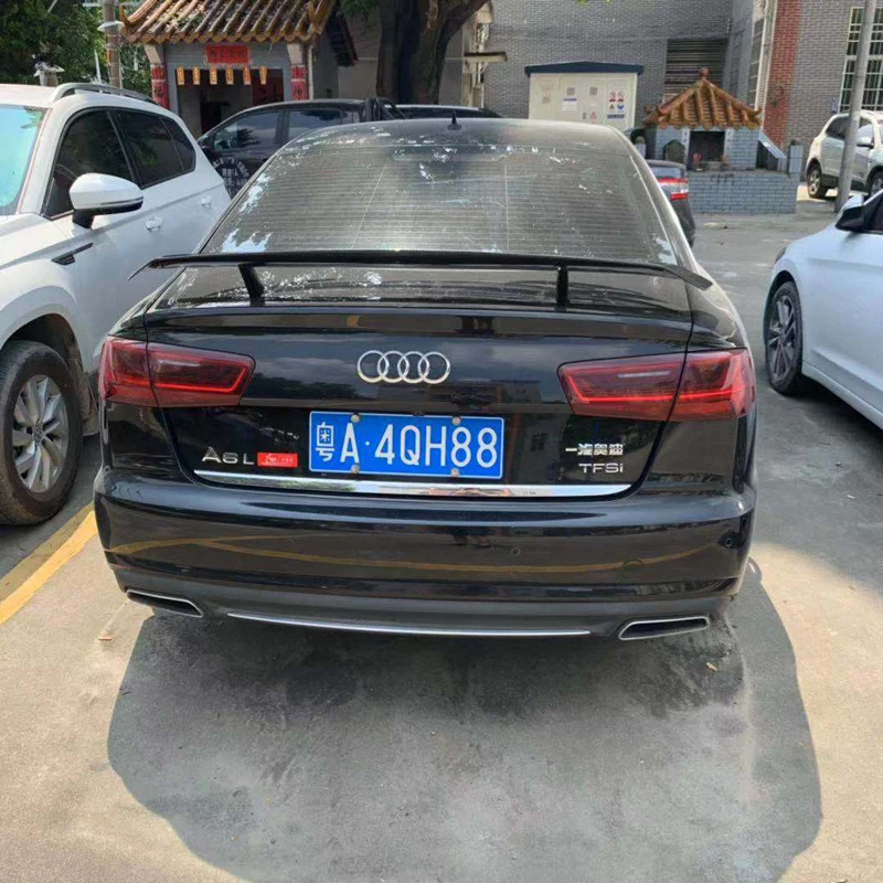 C7 A6 спойлер GT Стиль углеродного волокна спойлер задний багажник крыло для Audi A6 C7/4G 2012-UP