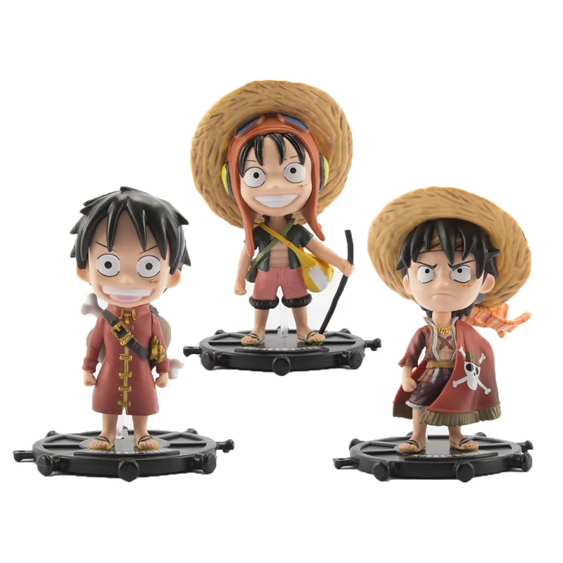 Набор для гаража Луффи из 3 предметов большая соломенная шляпа милая кукла