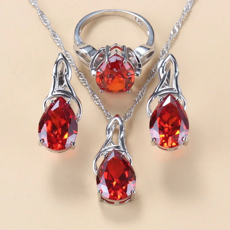 Новое поступление наборы свадебных ювелирных изделий из стерлингового серебра