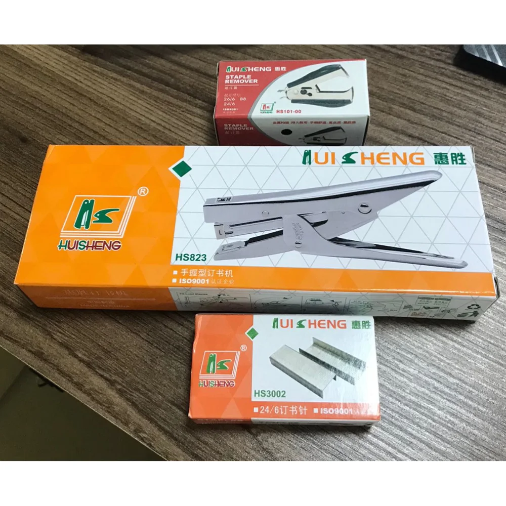

Heavy Duty 20 Sheets Plier Stapler No-Jam Hand Grip Stapler Office Set with Staple Puller and 1000 Staples