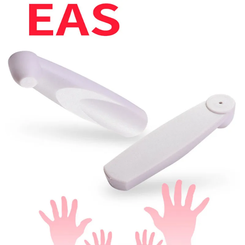 50 шт. противоугонная Пряжка этикетка магазин супермаркетов товары белая плоская