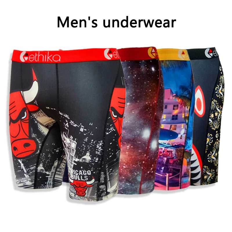 

Нижнее белье Ethika, боксеры, синие брифы, Дышащие модели 3xl, Акула, тигр, животное, дизайн под заказ, оптовая продажа