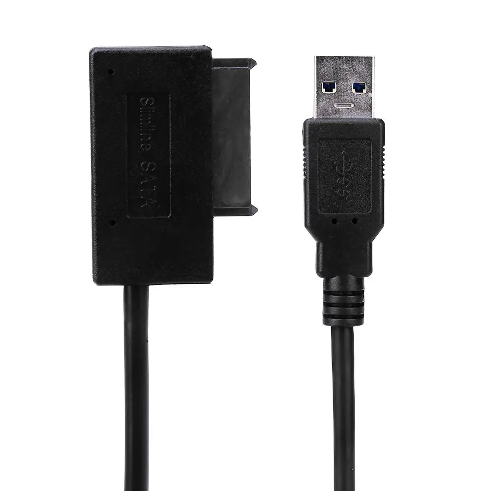 Адаптер-конвертер SATA в USB2.0 для ноутбука 7 + 6Pin Slim line Easy Drive Cable usb-хаб режимом питания
