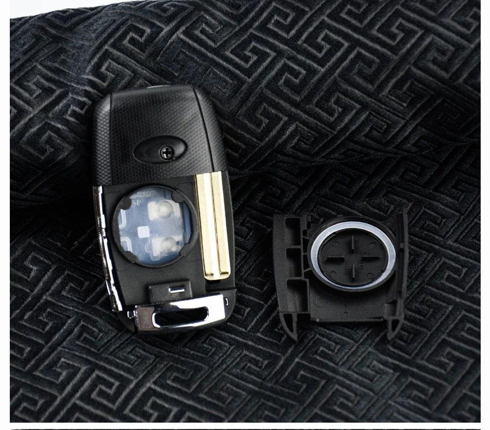 OkeyTech 3 кнопки дистанционного флип-ключ для автомобиля оболочки для Kia K2 K3 K5 Rio 3 hyundai Avante запасной чехол Крышка Uncut промежуточное лезвие
