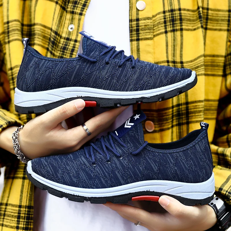 2021 Summer Breathable Upstream Shoes Men Mesh Shoes Anti-skid Fishing Trekking Climbing Hiking Shoes Male Zapatillas Hombre