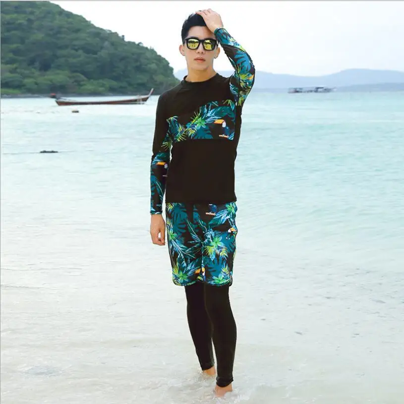 

VALVOELITE Tailor made T-shirts 2021 summer new men's diving surfing long sleeve anti ultraviolet breathable fashion suit