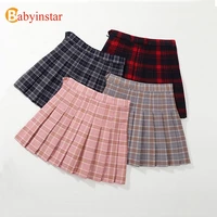 babyinstar baby girls cotton skirt 2021 autumn elastic waist cake children shorts clothing girls costume kids skirts for girls
