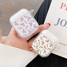 Модный прозрачный чехол для наушников с зеленым пламенем для iphone AirPods 1-го 2-го 3-го поколения, прозрачный мягкий защитный чехол для наушников