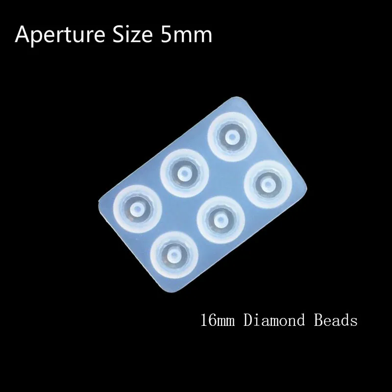 4 вида круглые бриллиантовые бусины Прозрачная форма для подвесок инструмент